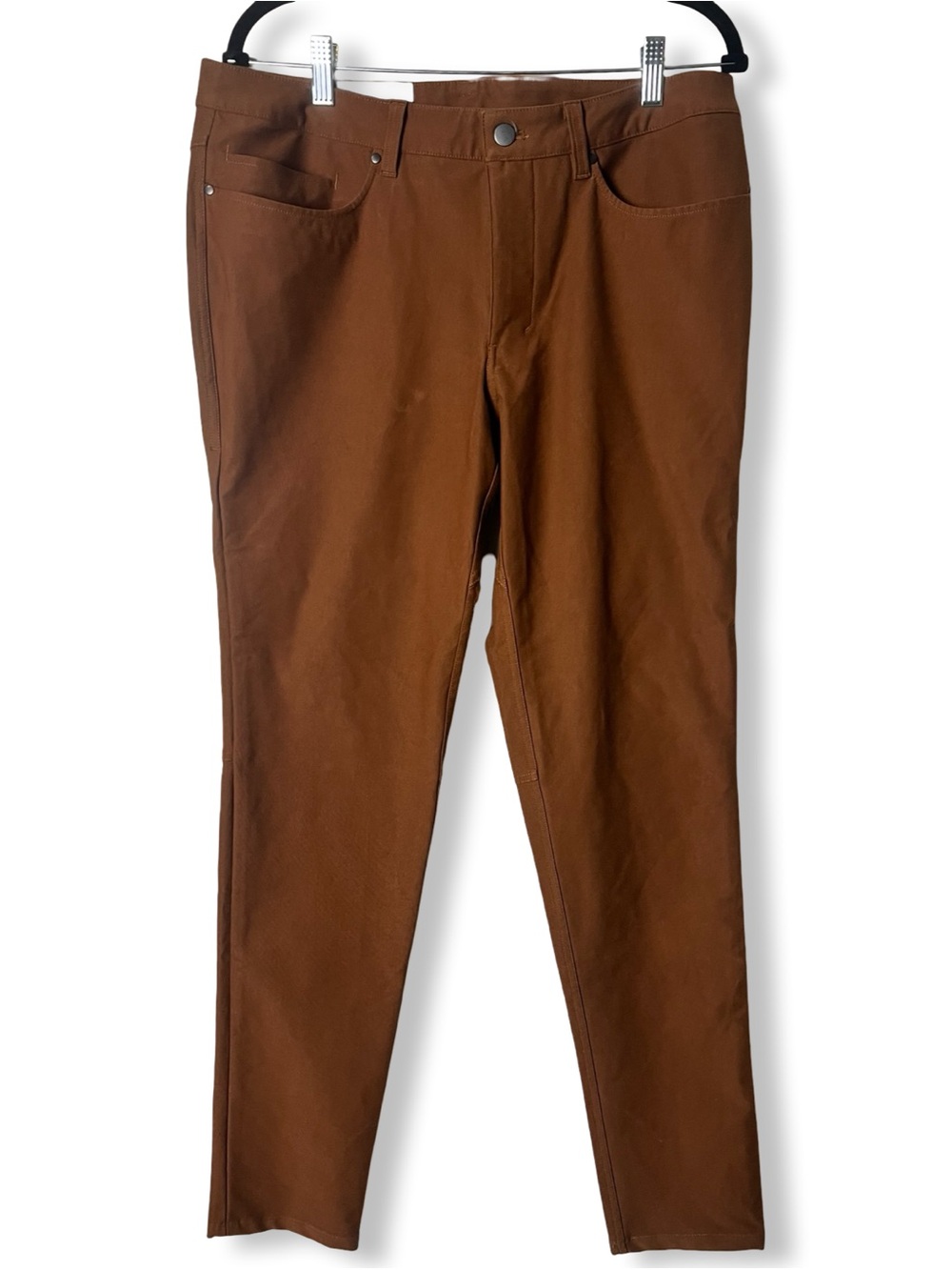Lululemon - Men’s ABC Pant Skinny‎ Utilitech Rust Brown NWT - Size 34